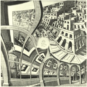 Galería de grabados, de M.C. Escher