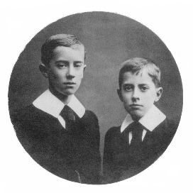 Tolkien y su hermano pequeño Hilary Arthur