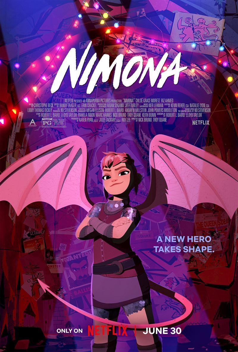 Nimona 2023 Nick Bruno Y Troy Quane Netflix