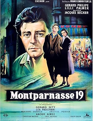 Montparnasse 19 poster